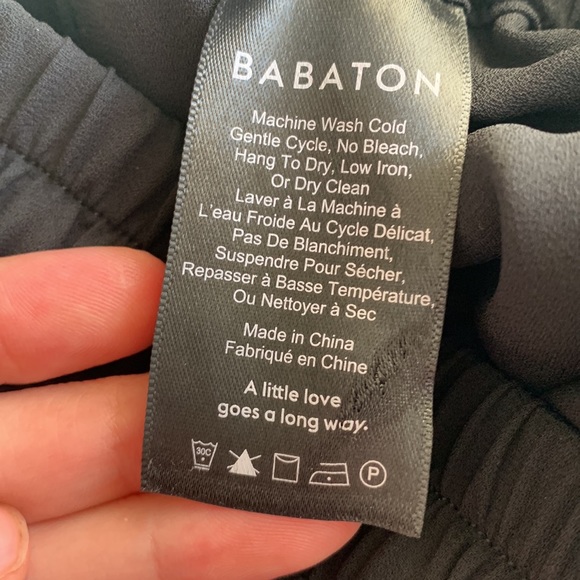 BABATON | black cropped wide-legged culotte pants - Picture 11 of 12